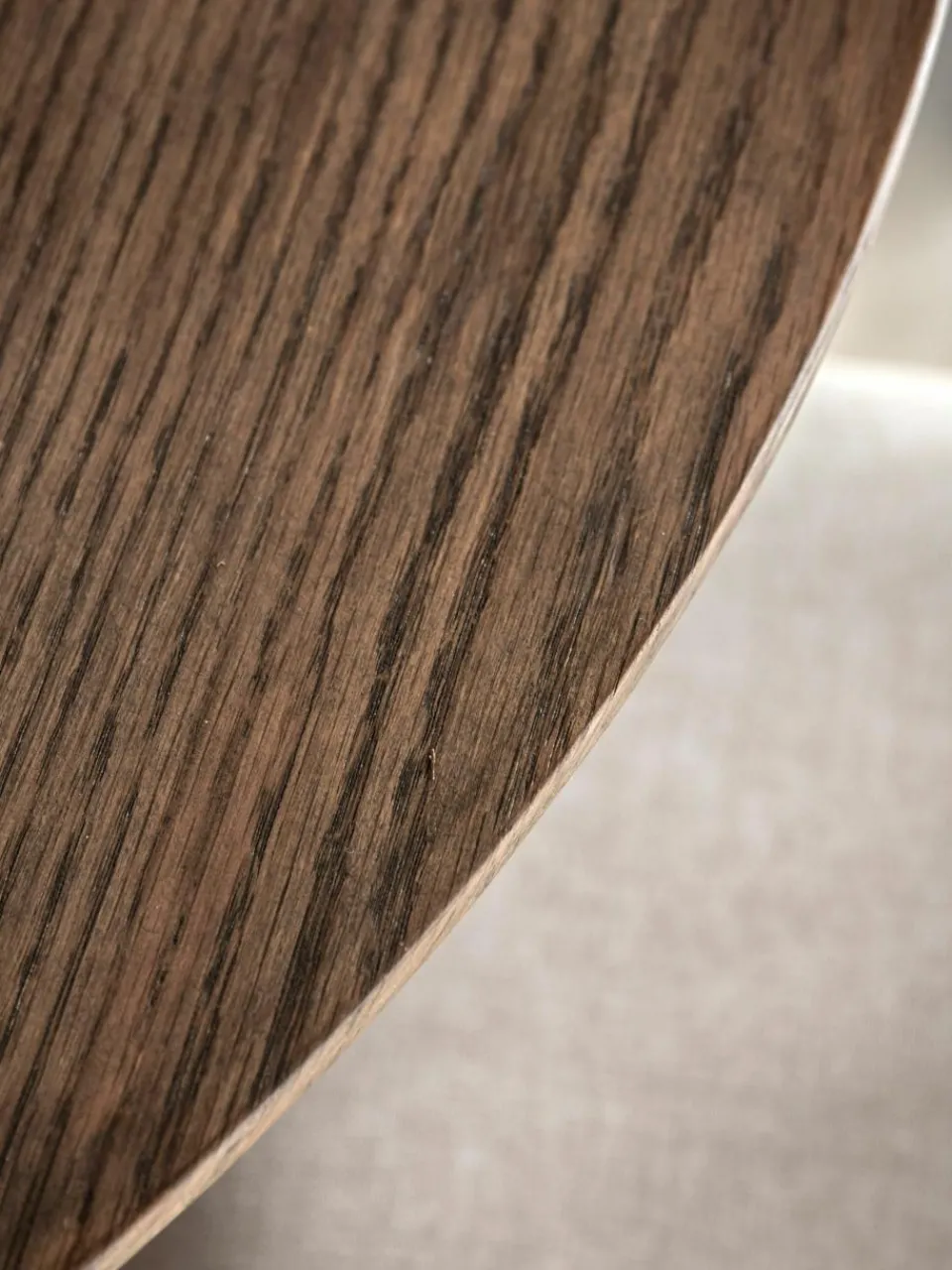 Ronde eikenhouten eettafel Hatfield, Ø 110 cm^Westwing New