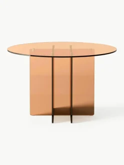 Ronde glazen eettafel Anouk, Ø 120 cm^Westwing Collection New