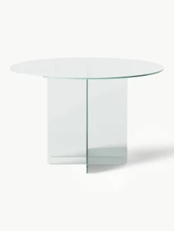 Ronde glazen eettafel Anouk, Ø 120 cm^Westwing Collection Fashion