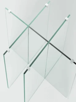 Ronde glazen eettafel Anouk, Ø 120 cm^Westwing Collection Fashion