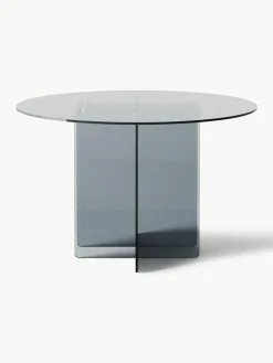 Ronde glazen eettafel Anouk, Ø 120 cm^Westwing Collection Fashion