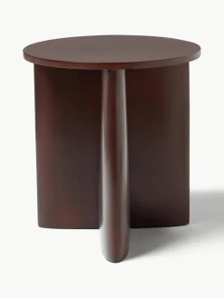 Ronde houten bijzettafel Miya^Westwing Collection New