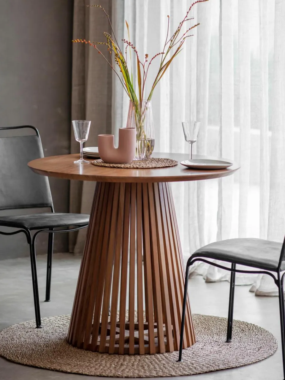 Ronde houten eettafel Brookland, Ø 90 cm^Westwing Hot