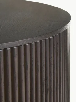 Ronde houten salontafel Nele met opbergruimte^Westwing Collection Online
