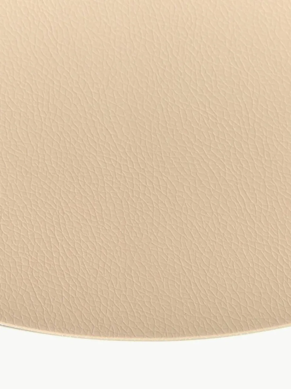 Ronde kunstleren placemats Pik, 2 stuks^ASA Selection Online