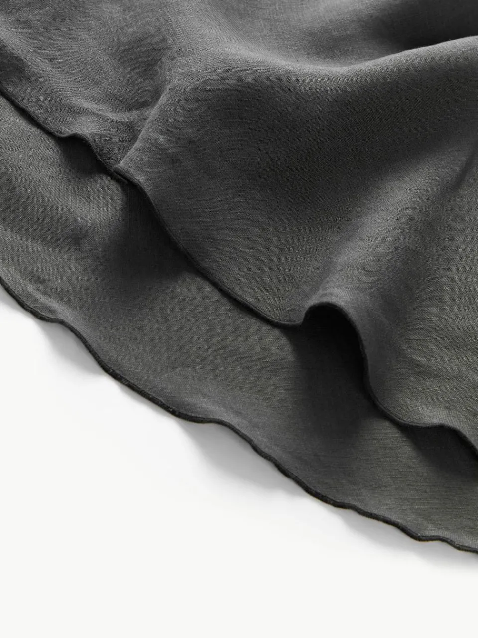 Ronde linnen tafelkleed Kennedy met bies^Westwing Collection Hot
