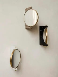 Ronde -make-up wandspiegel Pepe van marmer^Audo Copenhagen Online