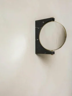 Ronde -make-up wandspiegel Pepe van marmer^Audo Copenhagen Clearance