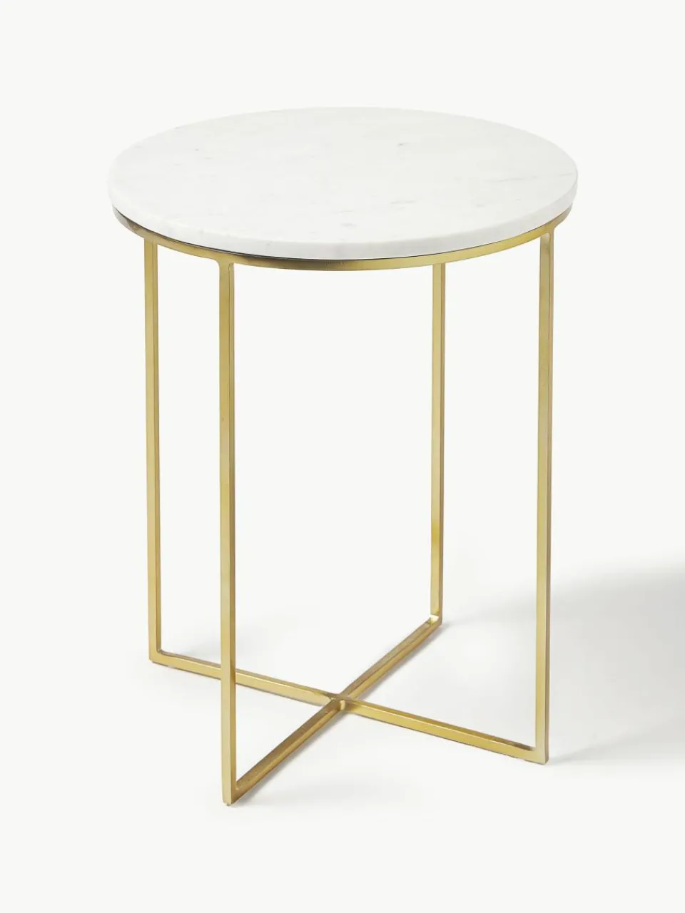 Ronde marmeren bijzettafel Alys^Westwing Collection Sale