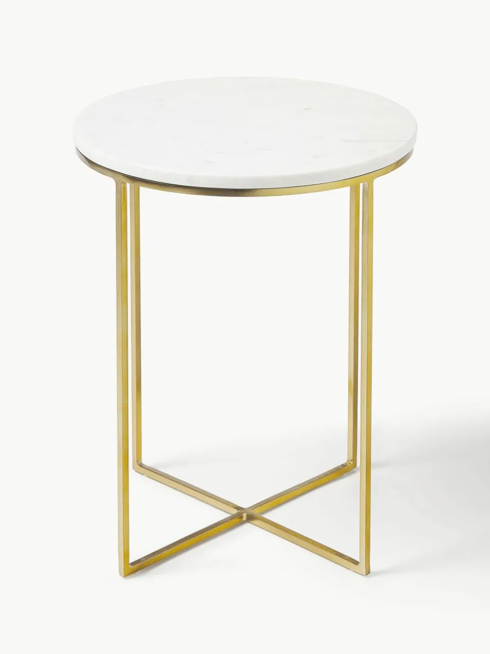 Ronde marmeren bijzettafel Alys^Westwing Collection Sale
