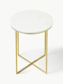 Ronde marmeren bijzettafel Alys^Westwing Collection Sale
