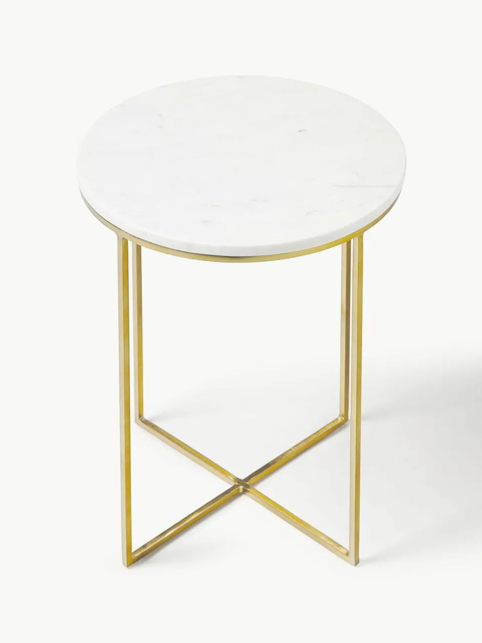 Ronde marmeren bijzettafel Alys^Westwing Collection Sale