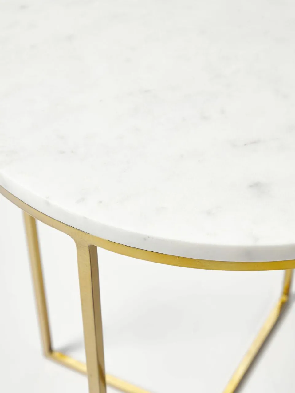 Ronde marmeren bijzettafel Alys^Westwing Collection Sale