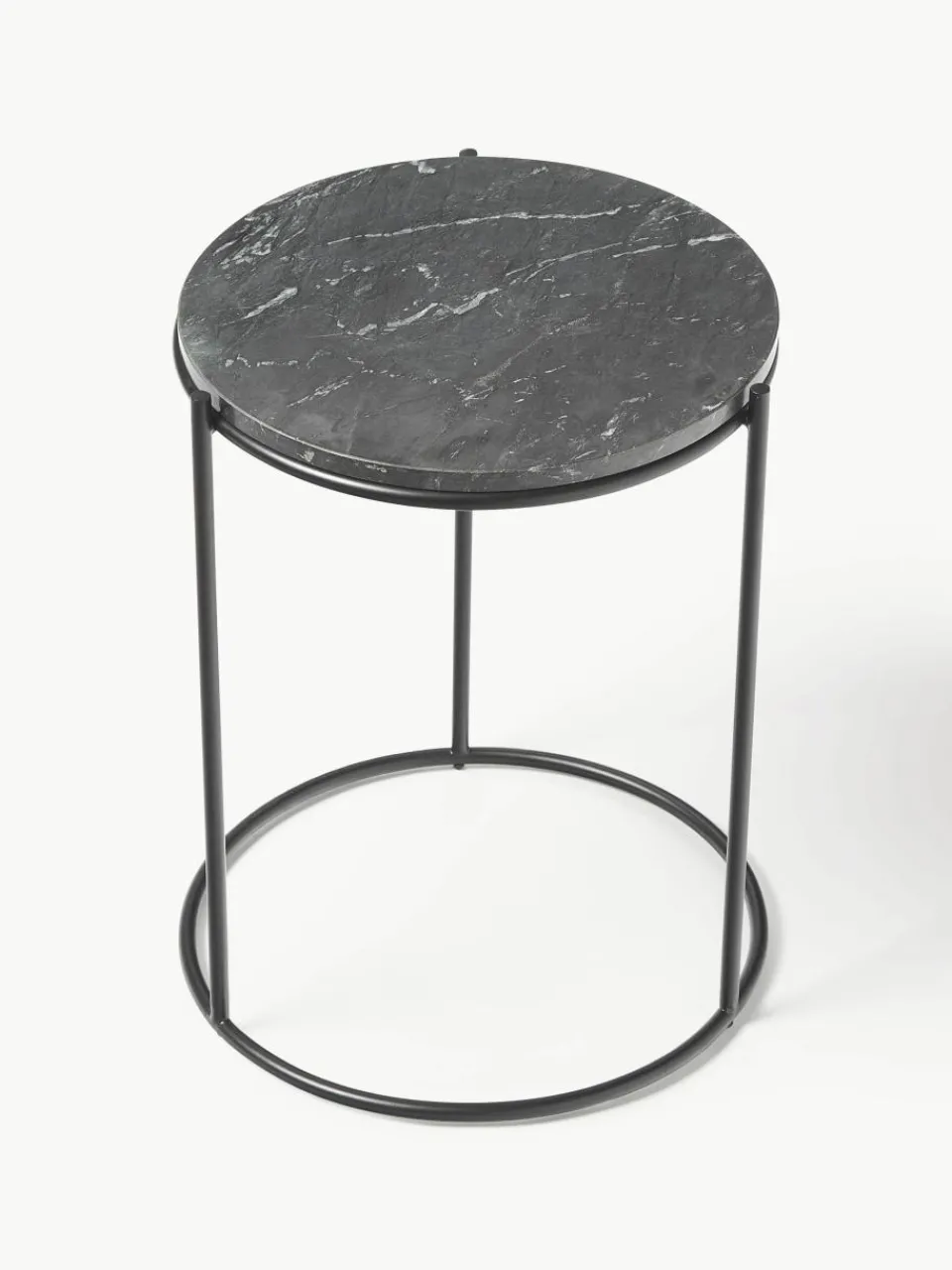 Ronde marmeren bijzettafel Ella^Westwing Collection Fashion