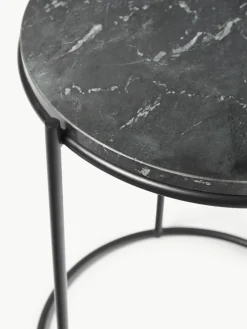 Ronde marmeren bijzettafel Ella^Westwing Collection Fashion