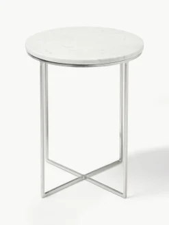 Ronde marmeren bijzettafel Alys^Westwing Collection Fashion