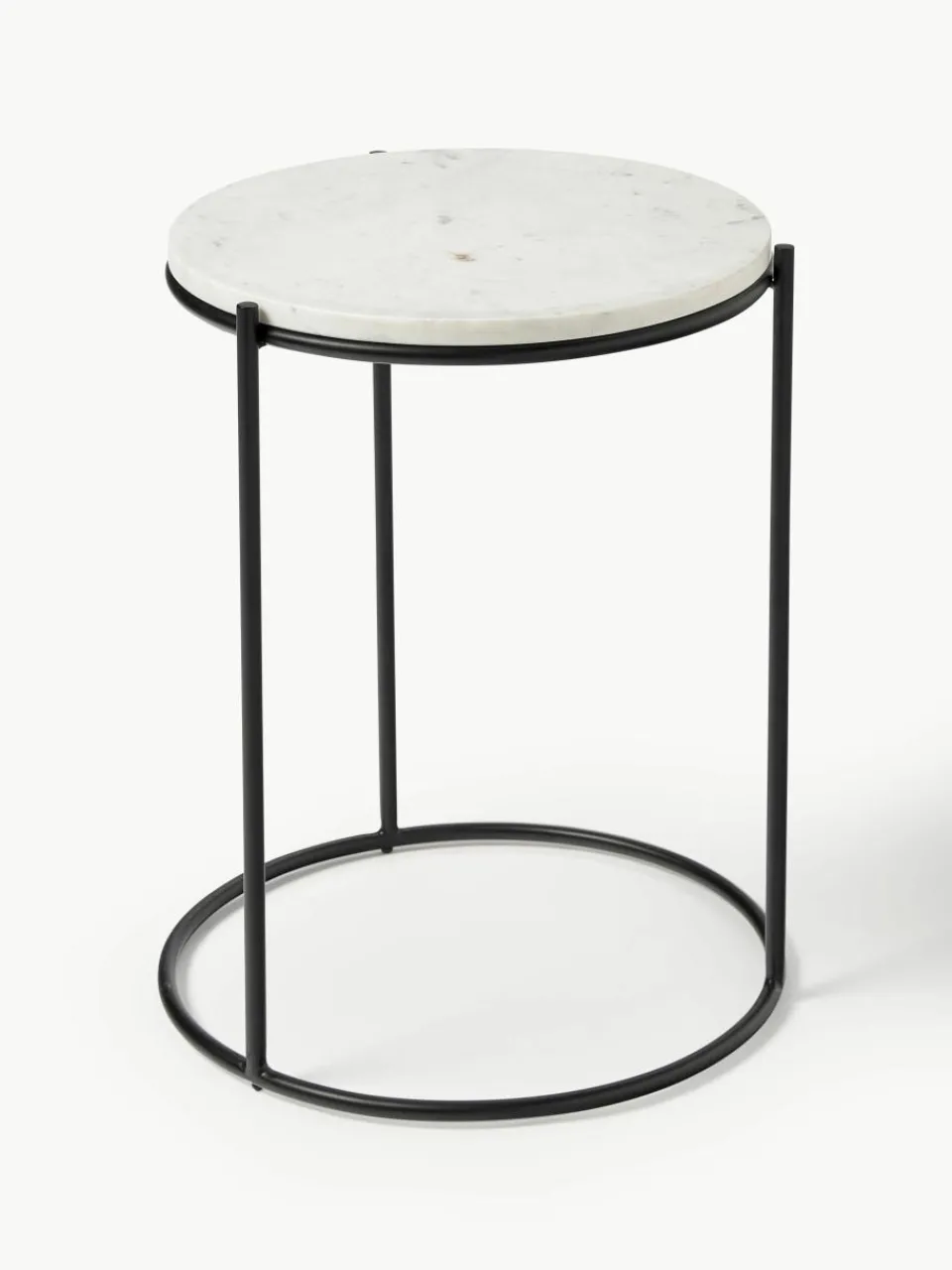 Ronde marmeren bijzettafel Ella^Westwing Collection New