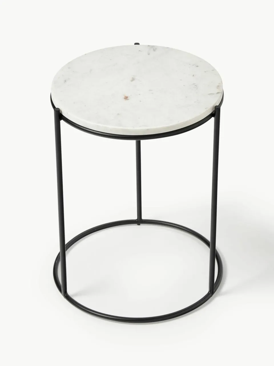 Ronde marmeren bijzettafel Ella^Westwing Collection New