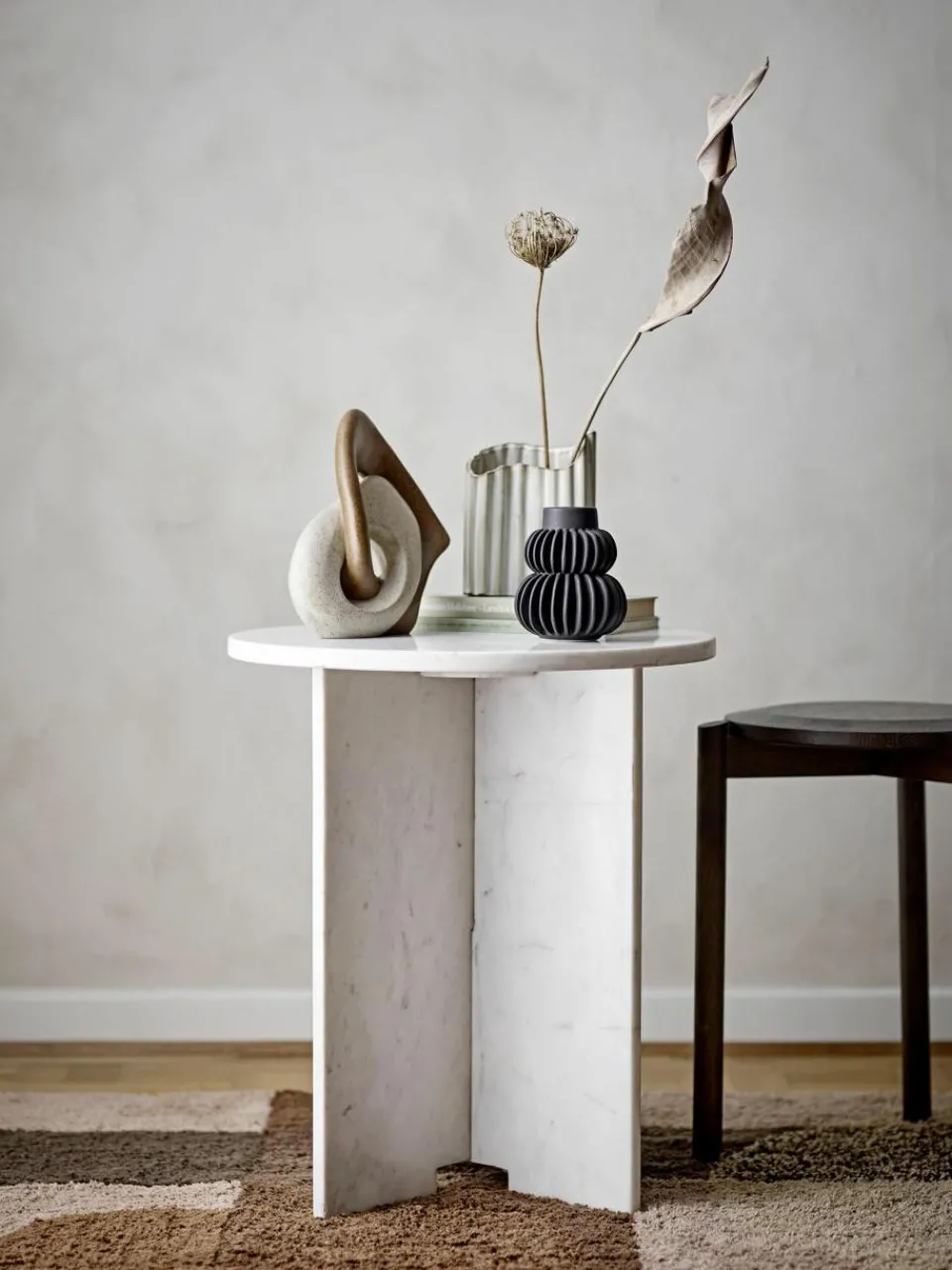 Ronde marmeren bijzettafel Jasmina^Bloomingville Clearance
