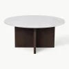 Ronde marmeren salontafel Brooksville^Rowico Clearance