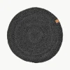 Ronde placemats Ash van jute, 4 stuks^Södahl Online