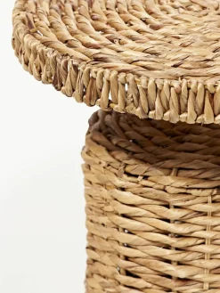 Ronde rotan bijzettafel Camo^Bloomingville New
