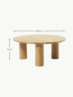 Ronde salontafel Didi van eikenhout^Westwing Collection Online