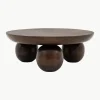 Ronde salontafel Sculpt van mangohout^Westwing New