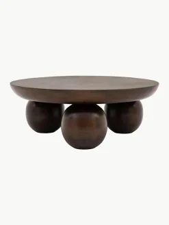 Ronde salontafel Sculpt van mangohout^Westwing New