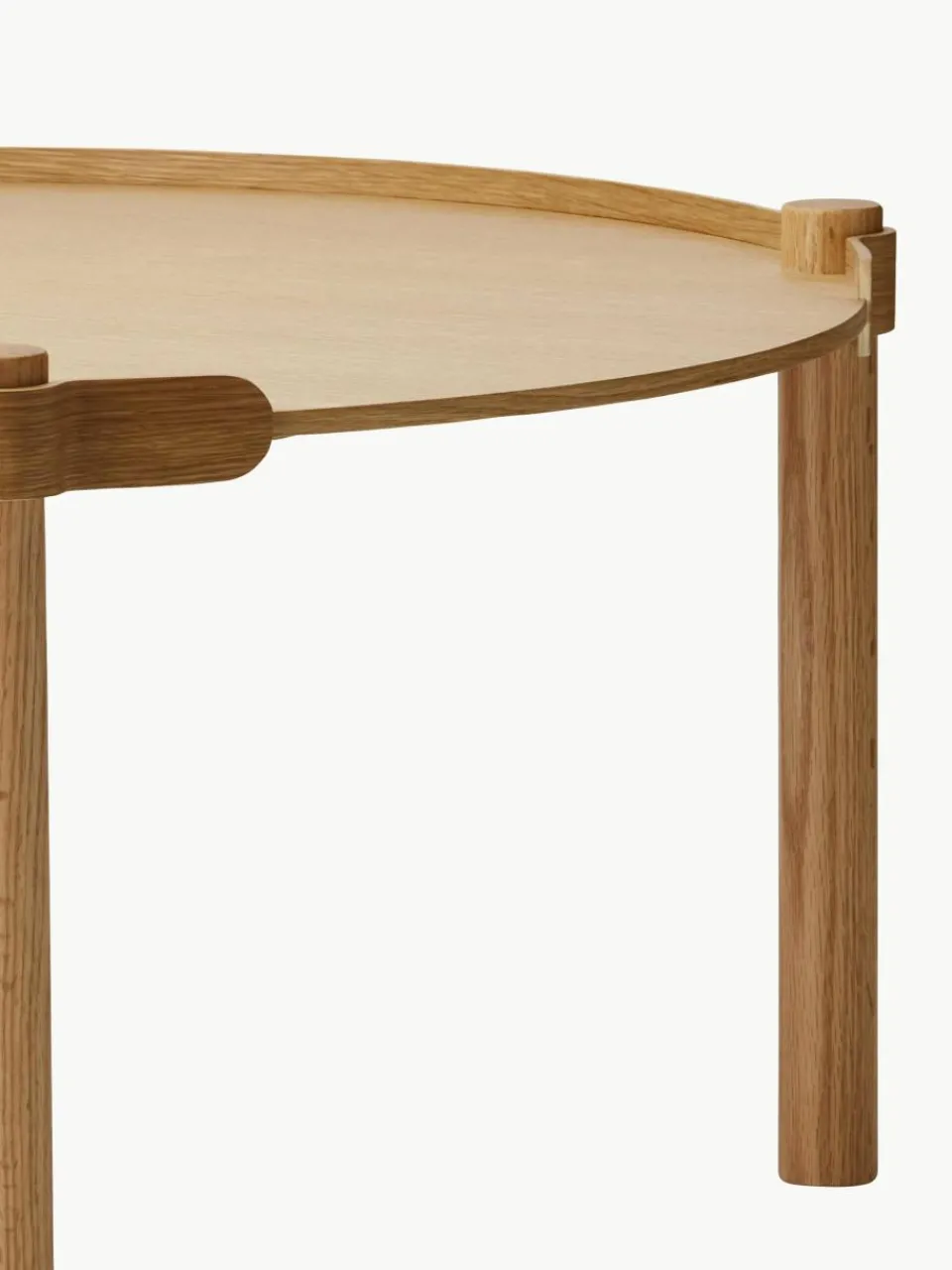 Ronde salontafel Woody van eikenhout^Cooee Design Online