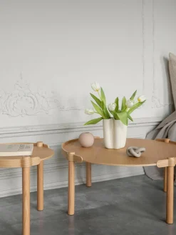 Ronde salontafel Woody van eikenhout^Cooee Design Online