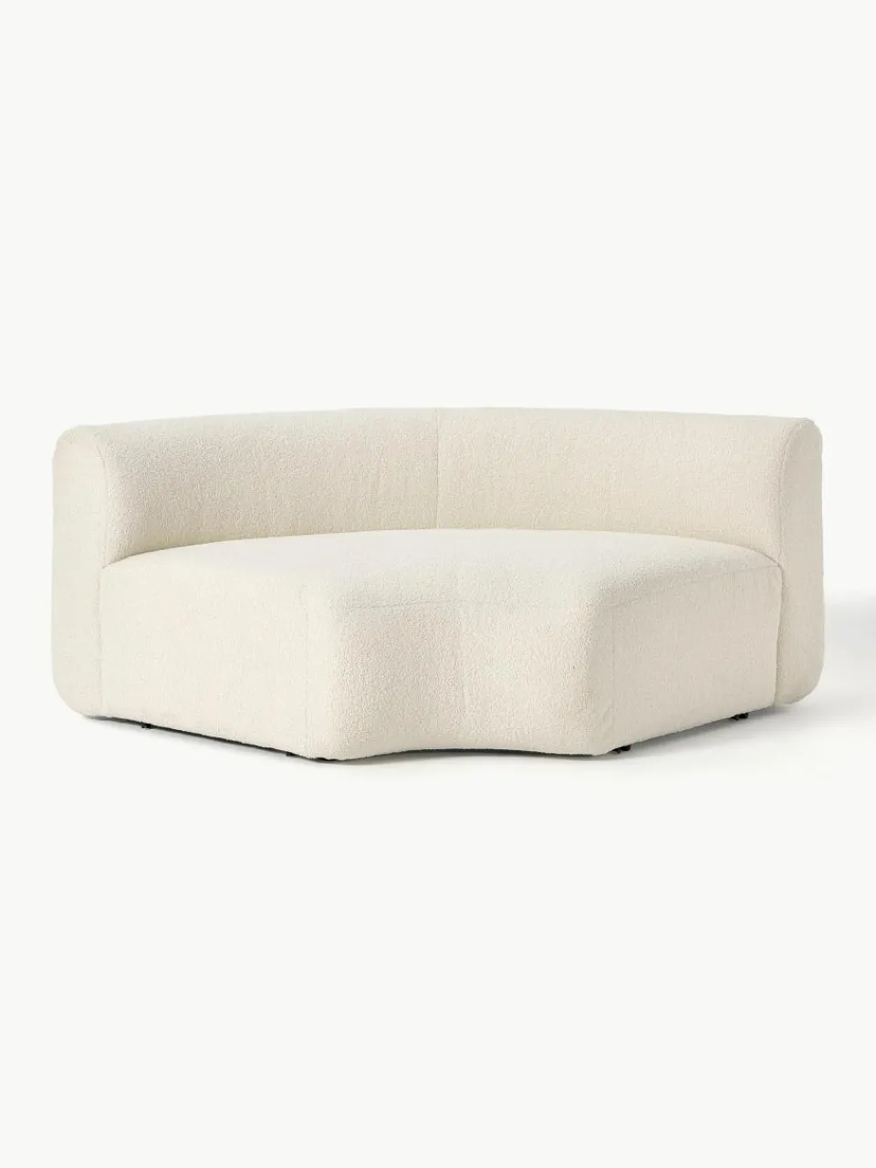 Ronde teddy hoekmodule Sofia^Westwing Collection Clearance