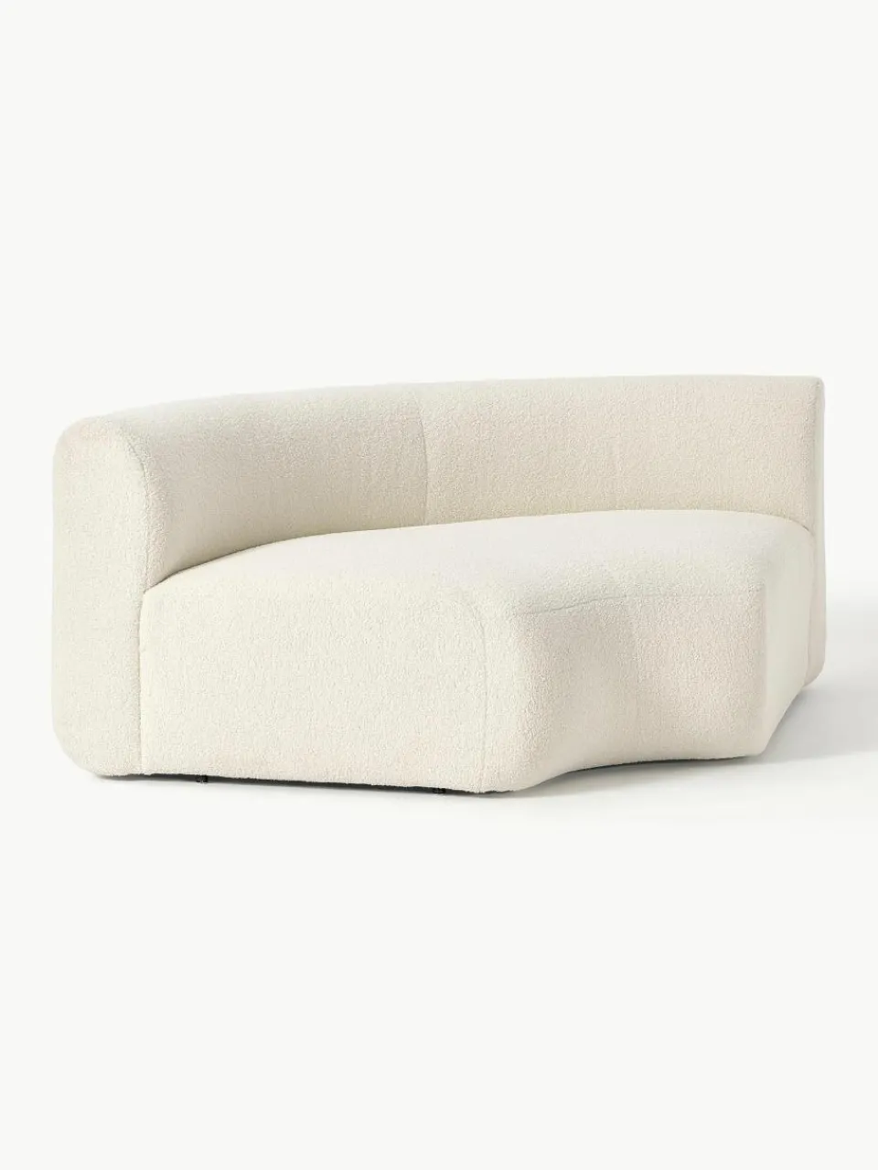 Ronde teddy hoekmodule Sofia^Westwing Collection Clearance
