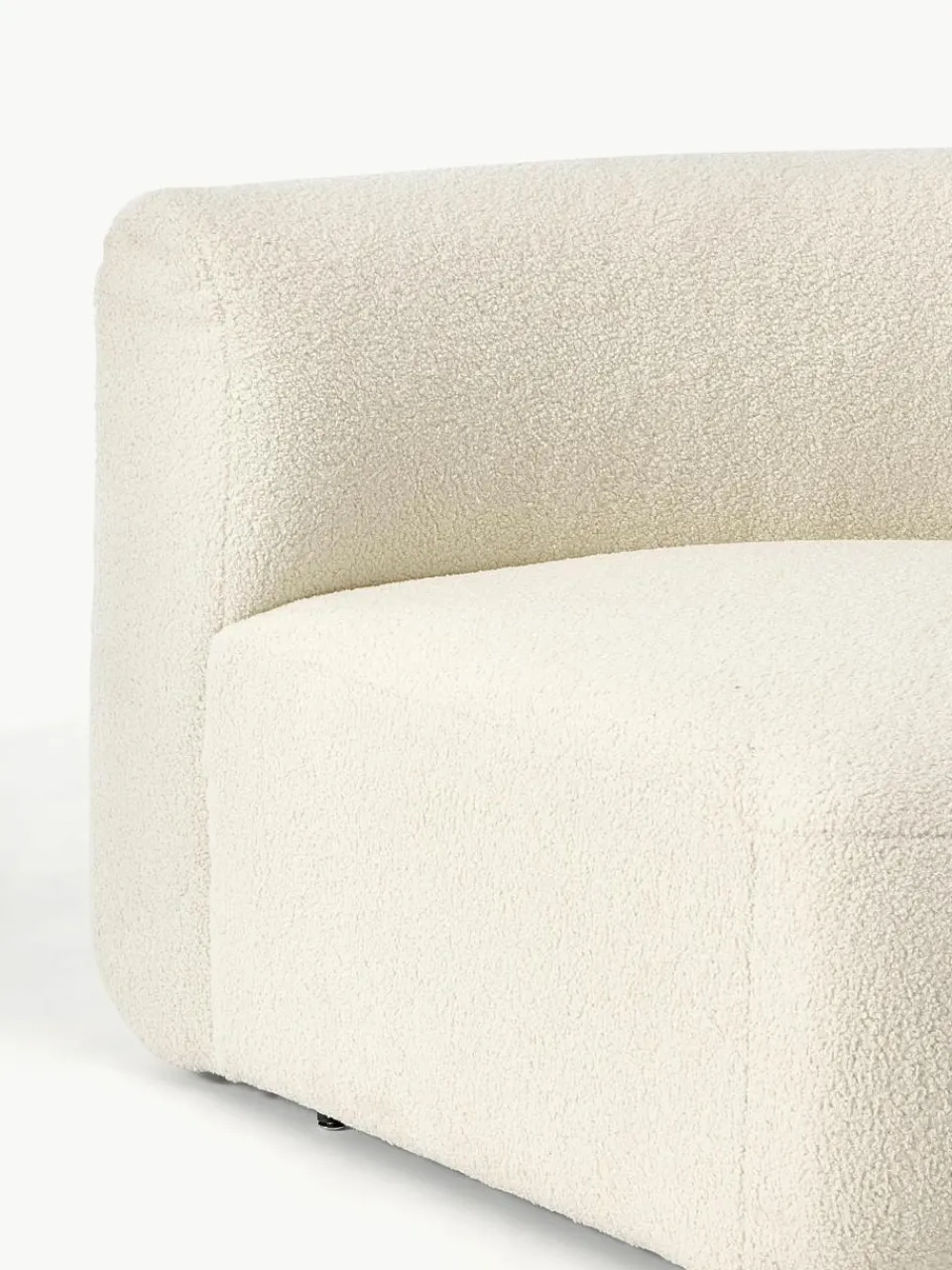 Ronde teddy hoekmodule Sofia^Westwing Collection Clearance