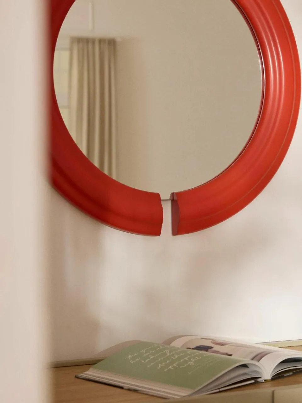 Ronde wandspiegel Mael^Westwing Collection Hot