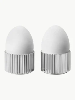 RVS eierdopjes Bernadotte met groefstructuur, set van 2^GEORG JENSEN Discount