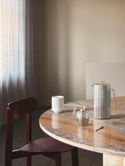RVS koffiezetapparaat Bernadotte met groefstructuur^GEORG JENSEN Sale