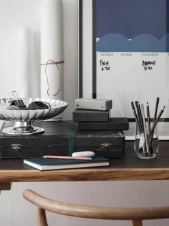 RVS serveerschaal Bernadotte met groefstructuur^GEORG JENSEN Fashion