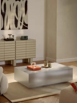 Salontafel Lesley met metaallook^Westwing Collection Hot