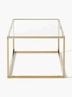 Salontafel Maya met glazen tafelblad^Westwing Collection Clearance