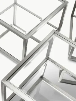 Salontafels Luigi met spiegelonderstel, set van 4^Kare Design Sale