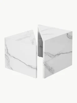 Salontafelset Vilma in marmerlook, 2-delig^Westwing Collection Discount