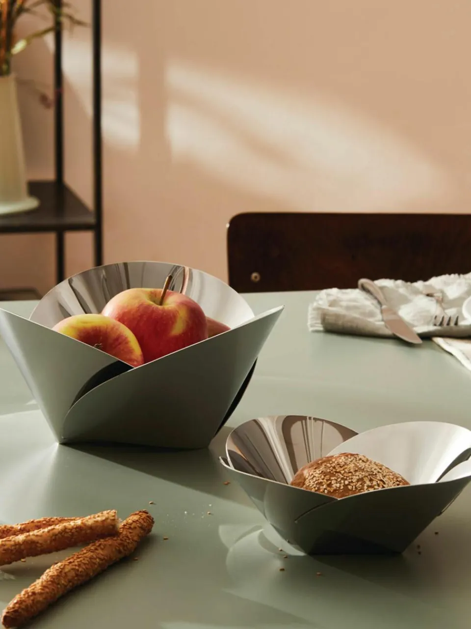 Schaal Pianissimo van edelstaal^ALESSI Discount