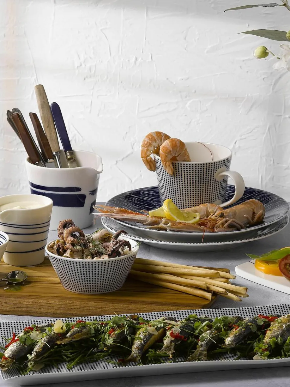 Schalen Pacific blauw van porselein^ROYAL DOULTON Online