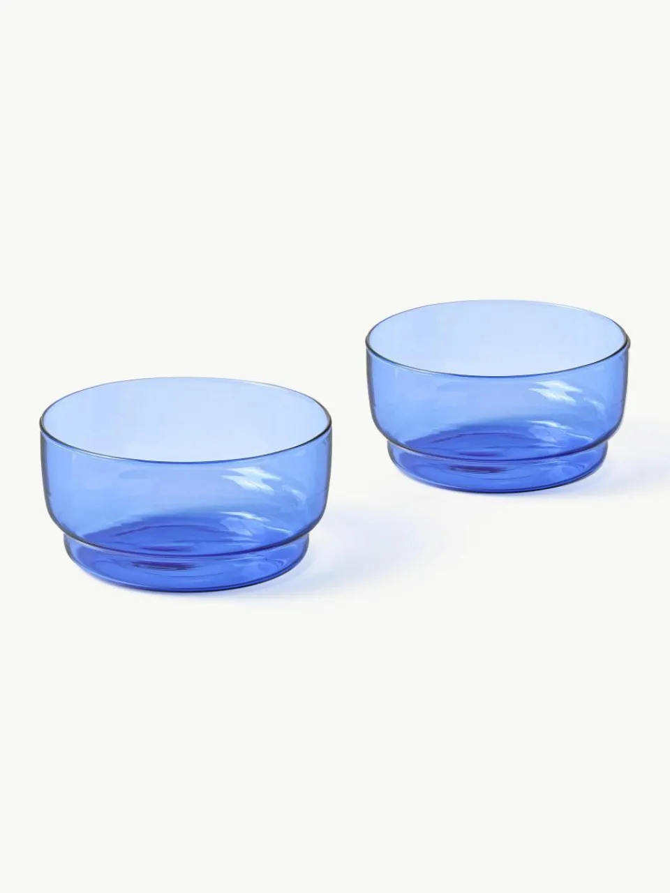Schalen Torino uit borosilicaatglas, 2 stuks^Lyngby Online
