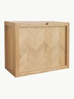 Schoenenkast Herringbone van eikenhout voor aan de wand^Hübsch Discount