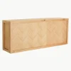 Schoenenkast Herringbone van hout met visgraatpatroon^Hübsch Fashion