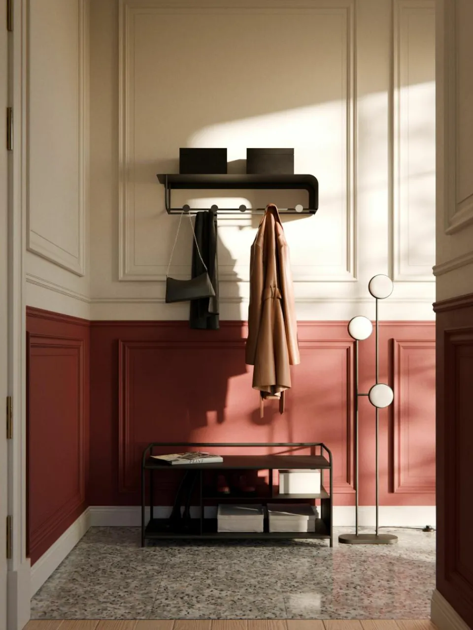 Schoenenkast Nash van metaal^Westwing Collection Fashion