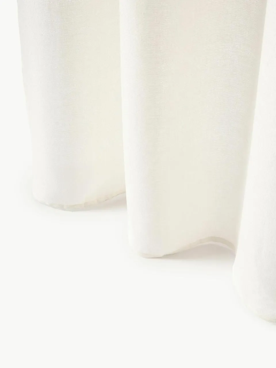 Semi-transparant gordijn Harmony met tunnelzoom, 2 stuks^Westwing Collection Online