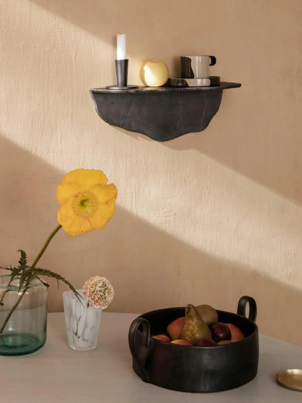 Serveerkom Flow van keramiek^ferm LIVING New